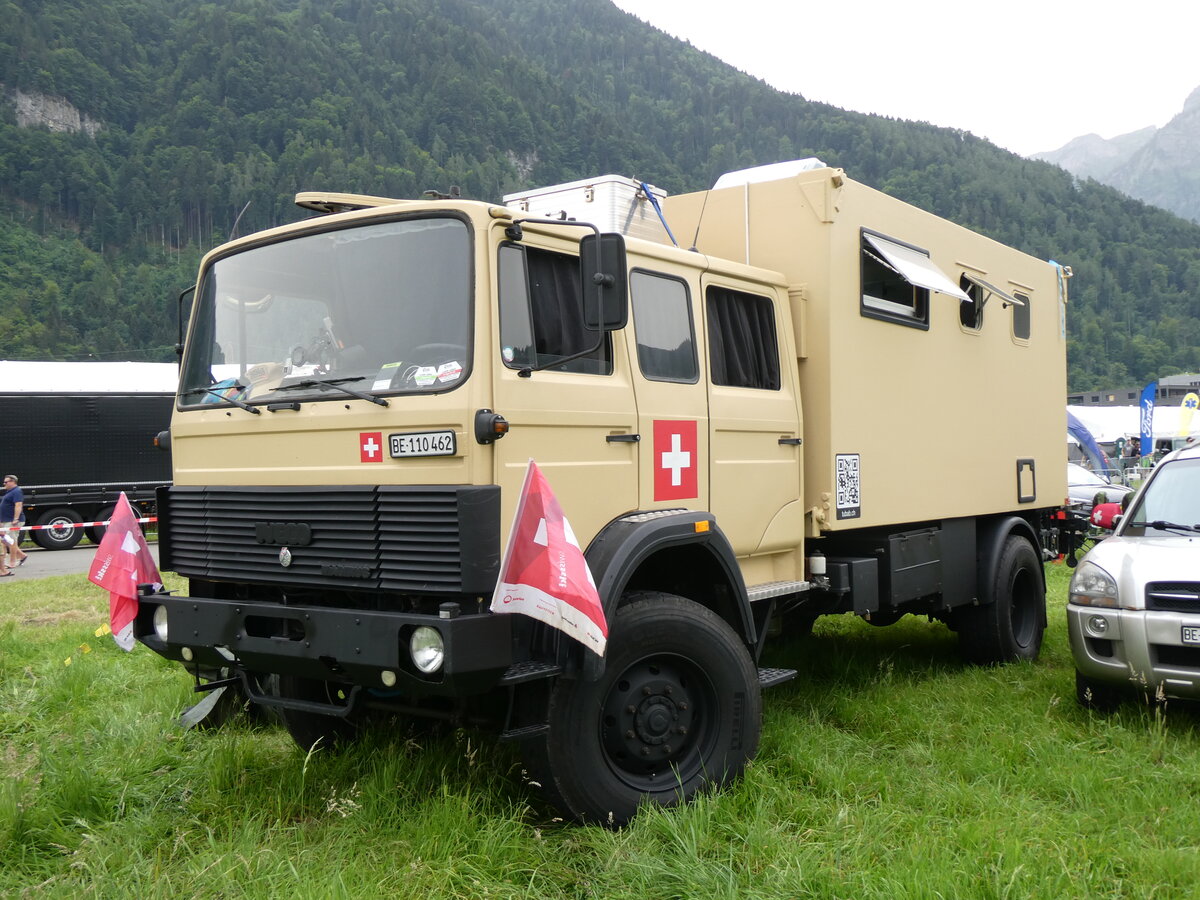 (264'125) - Iveco-Magirus - BE 110'462 - am 29. Juni 2024 in Interlaken, Flugplatz