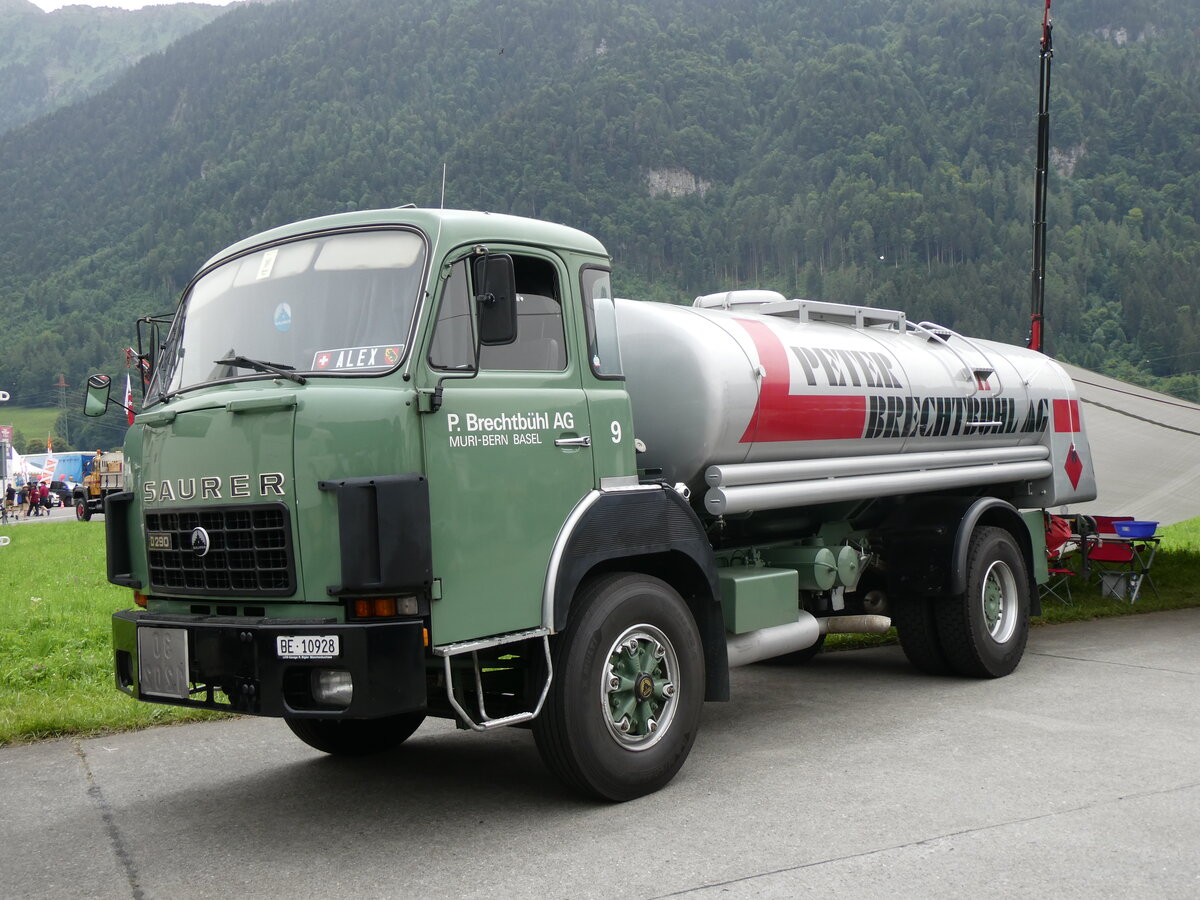 (264'150) - Brechtbhl, Muri - Nr. 9/BE 10'928 - Saurer am 29. Juni 2024 in Interlaken, Flugplatz