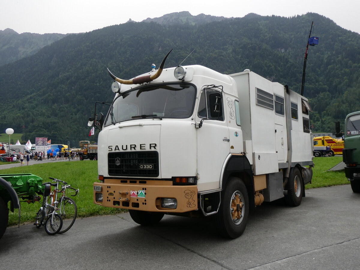 (264'154) - Saurer - GL 80'162 U - am 29. Juni 2024 in Interlaken, Flugplatz