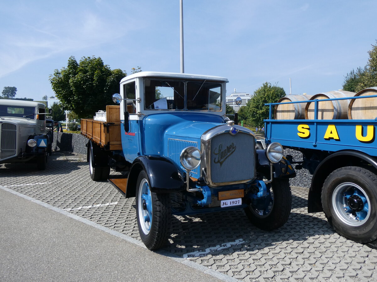 (266'380) - Aregger, Willisau - Saurer am 31. August 2024 in Oberkirch, CAMPUS Sursee