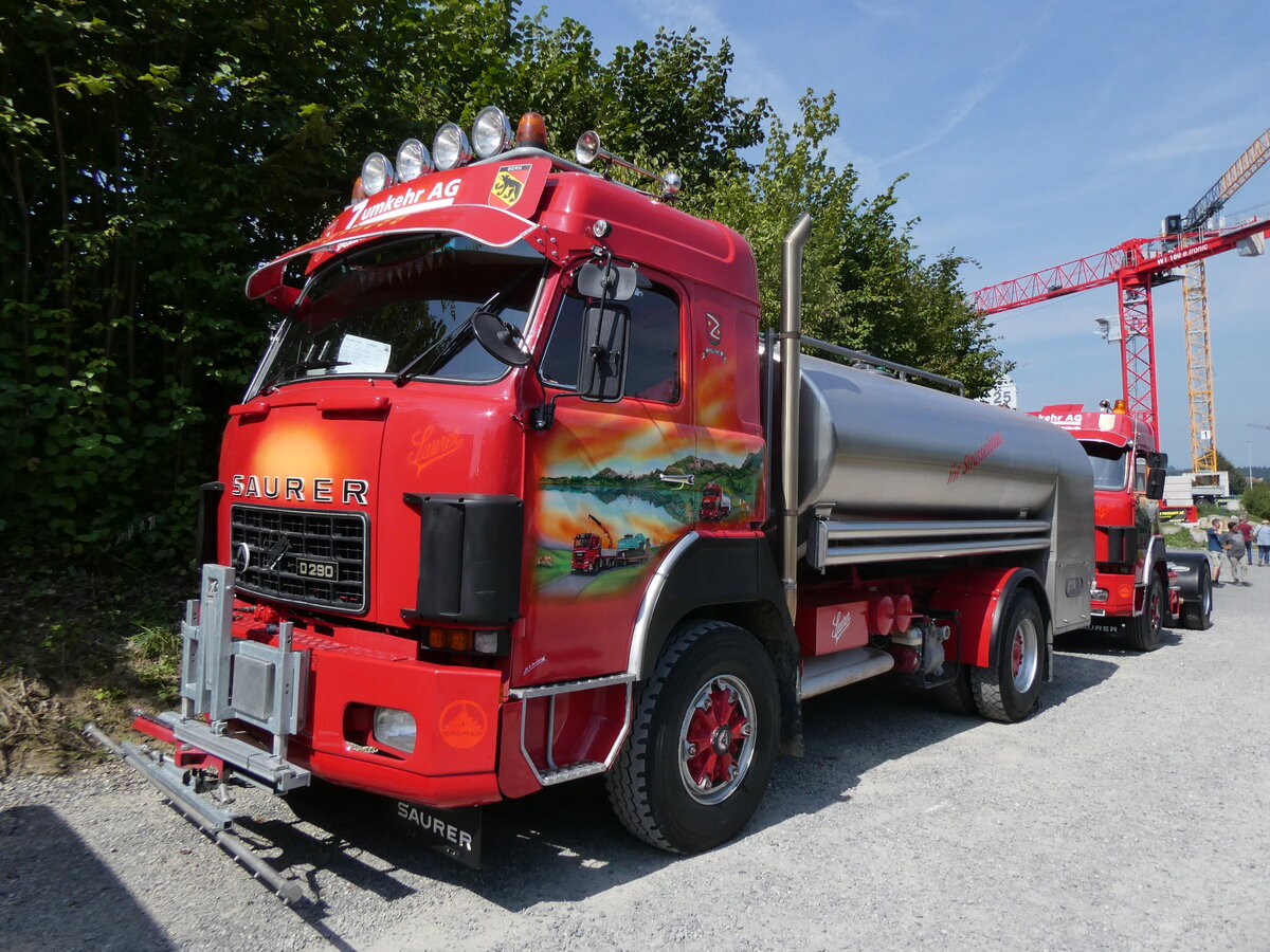 (266'393) - Zumkehr, Frutigen - BE 113'406 - Saurer am 31. August 2024 in Oberkirch, CAMPUS Sursee