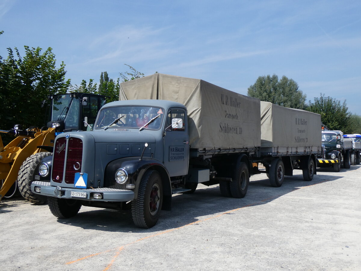 (266'399) - Haller, Schlieren - SO 173'964 - Saurer am 31. August 2024 in Oberkirch, CAMPUS Sursee