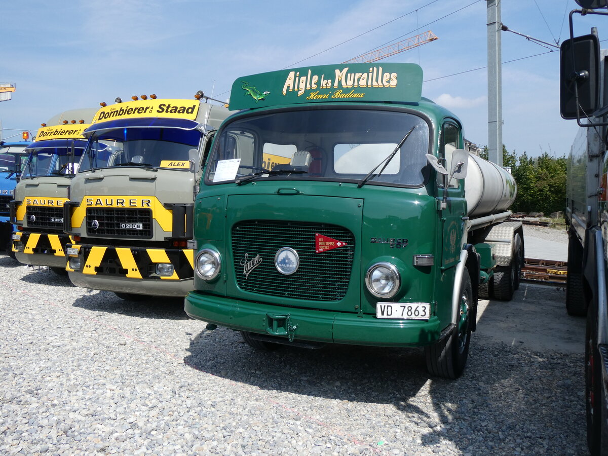 (266'402) - Badoux, Aigle - VD 7863 - Saurer am 31. August 2024 in Oberkirch, CAMPUS Sursee