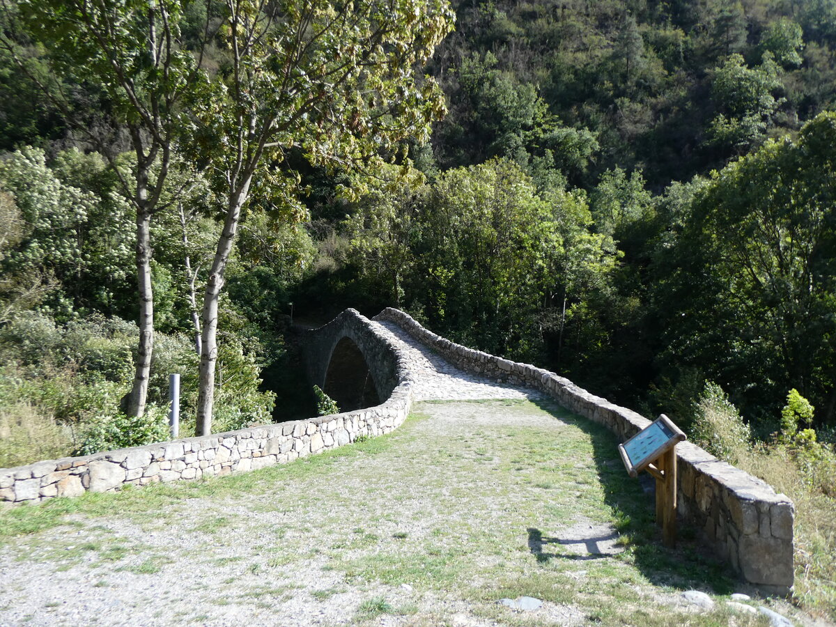 (267'130) - Pont de La Margineda am 17. September 2024 bei Andorra la Velaa