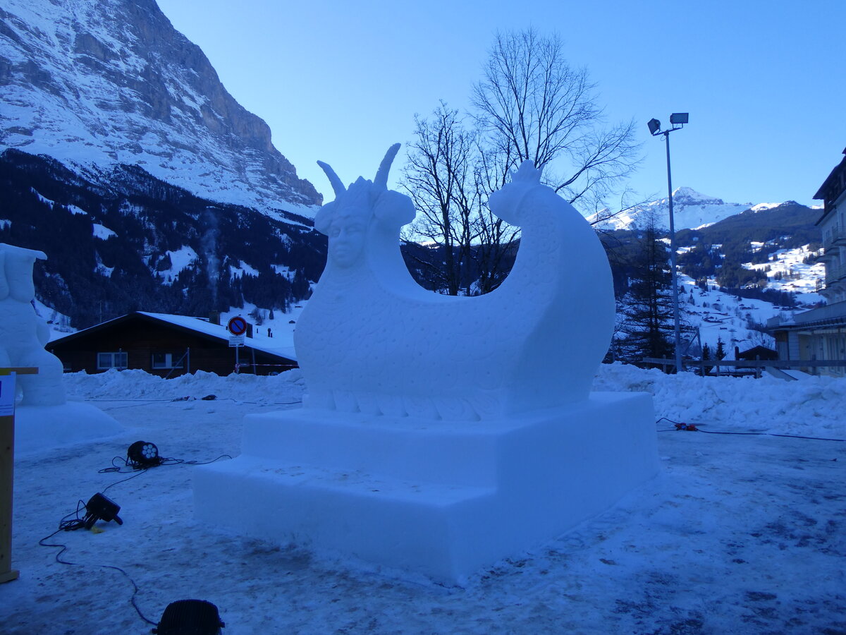 (271'307) - World Snow Festival am 18. Januar 2025 beim Bahnhof Grindelwald