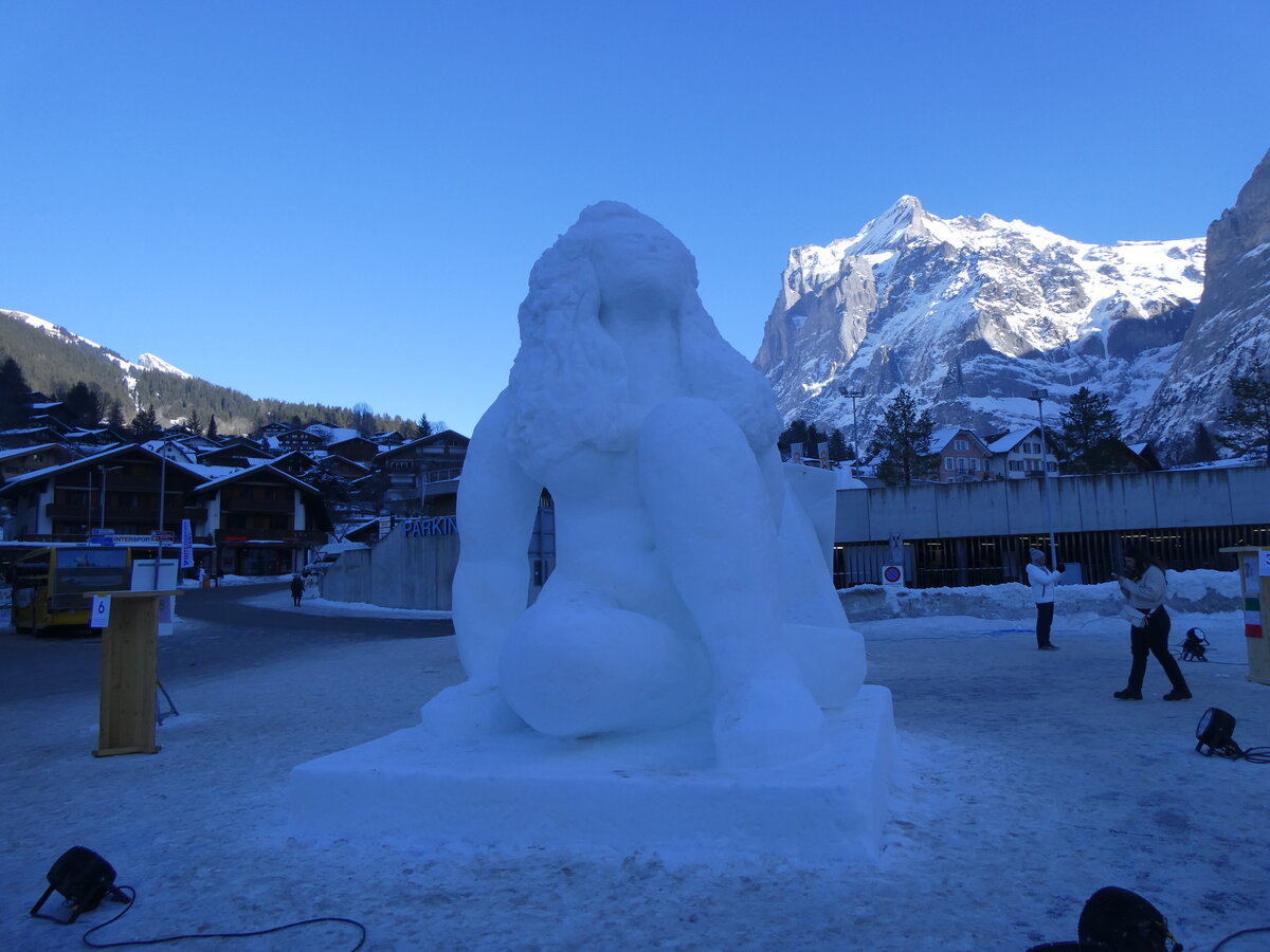 (271'309) - World Snow Festival am 18. Januar 2025 beim Bahnhof Grindelwald