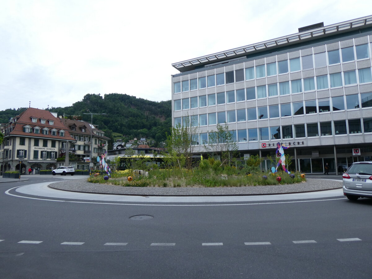 (275'799) - Maulbeerkreisel beschmckt fr die Frauen-EM am 25. Mai 2025 in Thun