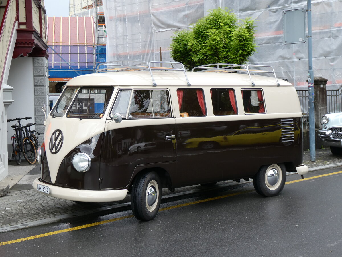 (276'335) - VW-Bus - NW 3354 - am 7. Juni 2025 in Sarnen, OiO