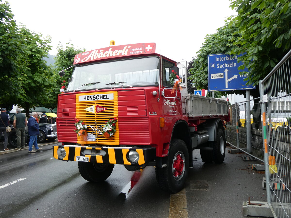 (276'362) - Abcherli, Sarnen - OW 13'781 - Henschel am 7. Juni 2025 in Sarnen, OiO
