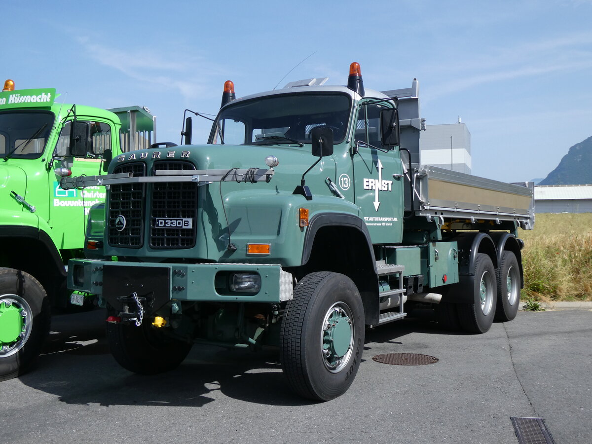(276'654) - Ernst, Zrich - Nr. 13/ZH 84'317 - Saurer am 14. Juni 2025 in Aigle, Kolly SA