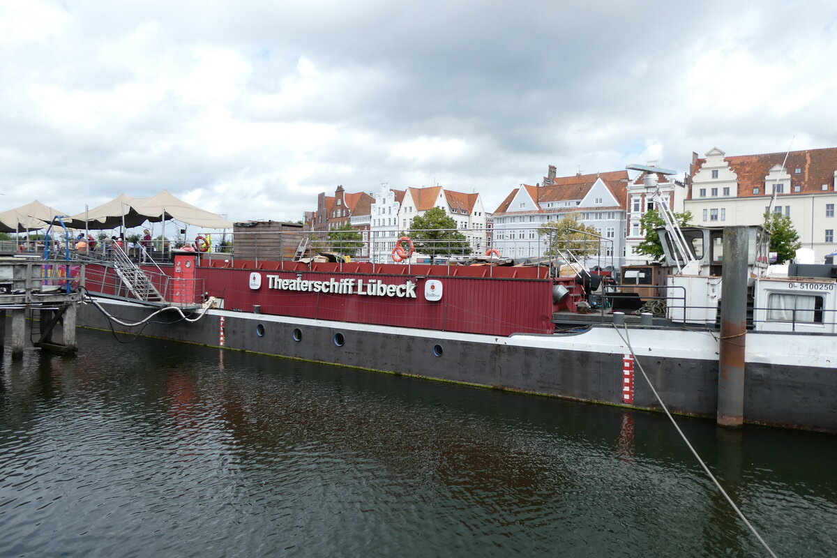 (287'659) - Hansestadt L�beck an der Trave am 7. Juni 2026 mit Theaterschiff Marie