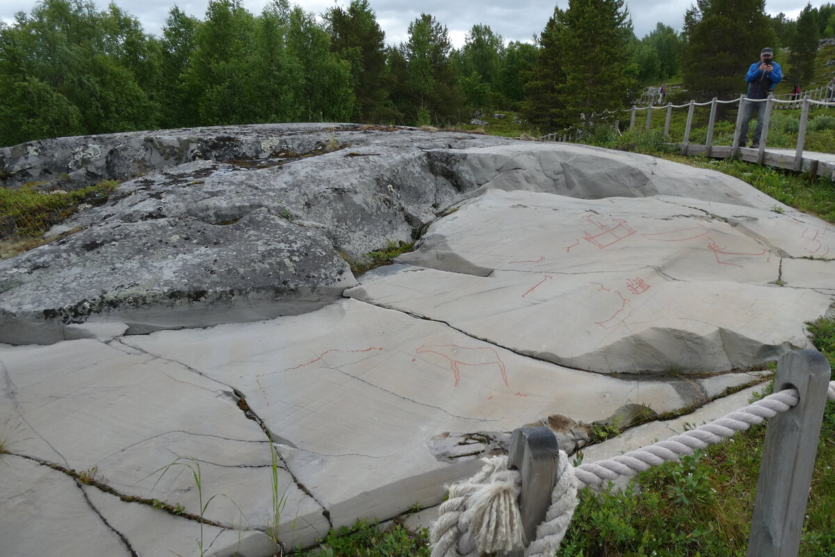 (288'312) - Felszeichnungen am Altafjord am 13. Juni 2026 in Alt, Alta-Museum