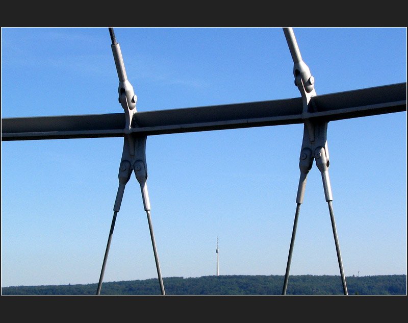 . Von Turm zu Turm - Blick vom Killesbergturm zum Stuttgarter Fernsehturm (Matthias)