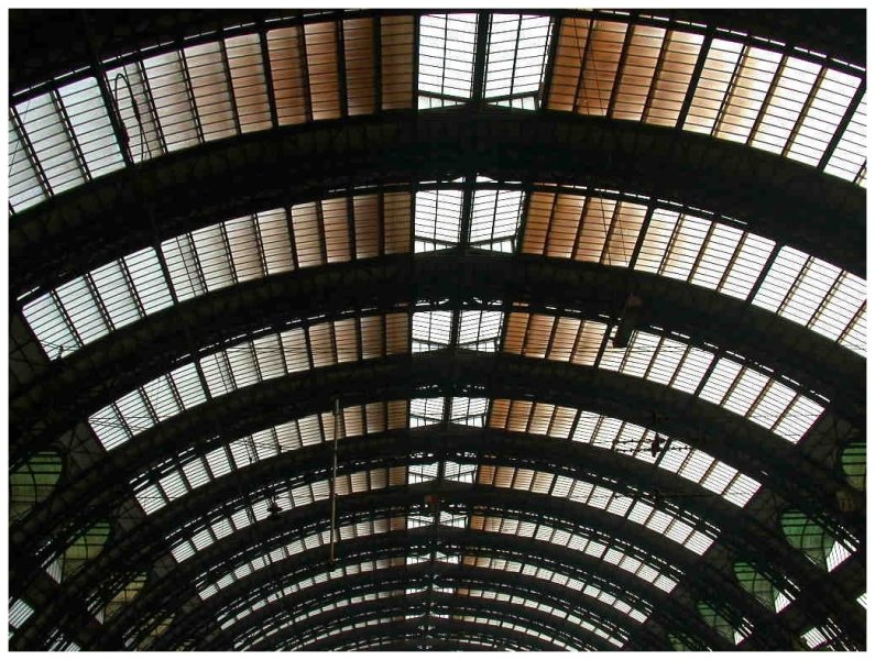 Hallendach in Milano Centrale. (05/2007)