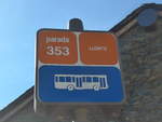 (185'332) - Bus-Haltestelle - Llorts - am 27.