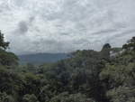 (211'179) - Blick auf den Vulkan Arenal (in den Wolken) am 14.