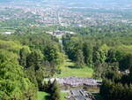 (275'420) - Schloss Wilhelmshhe und Kassel am 11. Mai 2025 von der Wilhelmshhe aus