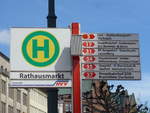 (204'918) - Bus-Haltestelle - Hamburg, Rathausmarkt - am 11.