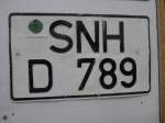 (150'051) - Autonummer aus Deutschland - SNH-D 789 - am 25. April 2014