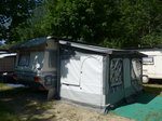 (172'812) - Wohnwagen Fendt am 10. Juli 2016 in Yvonand, Camping de la Menthue