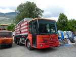 (250'005) - Churersackmobil - Mercedes am 13. Mai 2023 in Salgesch, Truck Center Valais