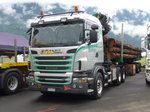Scania/510591/172248---schaller-hondrich---be (172'248) - Schaller, Hondrich - BE 744'973 - Scania am 26. Juni 2016 in Interlaken, Flugplatz
