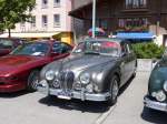 Jaguar/348102/151361---jaguar-von-1963-am (151'361) - Jaguar von 1963 am 8. Juni 2014 in Brienz, OiO