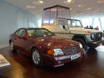 Mercedes/594902/186438---mercedes-benz-500-sl-von (186'438) - Mercedes-Benz 500 SL von 1991; Prinzessin Diana - J 548 LRP - am 12. November 2017 in Stuttgart, Mercedes-Benz Museum