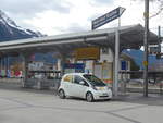 Mitsubishi/691829/214855---postauto---be-435130 (214'855) - PostAuto - BE 435'130 - Mitsubishi am 23. Februar 2020 beim Bahnhof Interlaken West