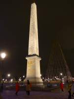 (167'047) - Der Obelisk auf dem Place de la Concorde am 16. November 2015 in Paris