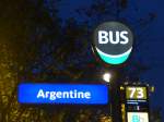 (167'034) - Bus-Haltestelle - Paris, Argentine - am 16. November 2015