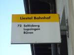 (132'585) - AAGL-Haltestelle - Liestal, Bahnhof - am 7.