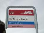 (131'123) - AFA-Haltestelle - Adelboden, Schlegeli, Crystal - am 28.