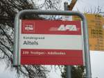 (138'459) - AFA-Haltestelle - Kandergrund, Altels - am 6.