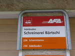 (180'963) - AFA-Haltestelle - Adelboden, Schreinerei Brtschi - am 4.