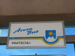 (223'212) - Arosa-Bus-Haltestelle - Arosa, Pratschli - am 2.
