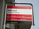 (143'495) - ASm-Haltestelle - Herzogenbuchsee, Bahnhof - am 16. Mrz 2013