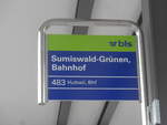 (217'974) - bls-bus-Haltestelle - Sumiswald-Grnen, Bahnhof - am 14. Juni 2020