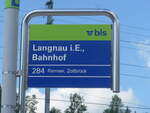 bls-bus/738335/225867---bls-bus-haltestelle---langnau-bahnhof 225'867) - bls-bus-Haltestelle - Langnau, Bahnhof - am 13. Juni 2021