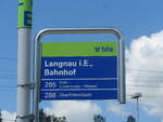 (225'870) - bls-bus-Haltestelle - Langnau, Bahnhof - am 13. Juni 2021