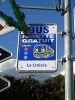 (131'948) - Bus Navette-Haltestelle - Ovronnaz, La Croise - am 2. Januar 2011