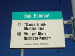 (132'533) - BVB-Haltestelle - Basel, Bad.