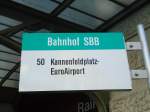 BVB Basel/267403/132564---bvb-haltestelle---basel-bahnhof (132'564) - BVB-Haltestelle - Basel, Bahnhof SBB - am 7. Februar 2011