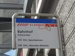 glarnerbus/741360/226423---glarnerbus-haltestelle---schwanden-bahnhof (226'423) - GlarnerBus-Haltestelle - Schwanden, Bahnhof - am 12. Juli 2021