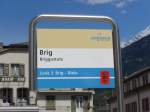 (149'684) - Ortsbus-Haltestelle - Brig, Briggustutz - am 20.