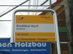 (138'430) - PostAuto-Haltestelle - Emdthal, Emdthal Dorf - am 6.