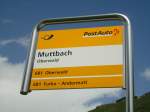 (140'275) - PostAuto-Haltestelle - Oberwald, Muttbach - am 1. Juli 2012