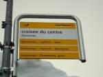 (142'647) - PostAuto-Haltestelle - Ovronnaz, croise du centre - am 26. Dezember 2012