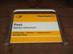 (146'257) - PostAuto-Haltestelle - Blatten (Ltschen), Post - am 5. August 2013