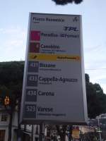 (147'757) - TPL-Haltestelle - Lugano, Piazza Rezzonico - am 5.